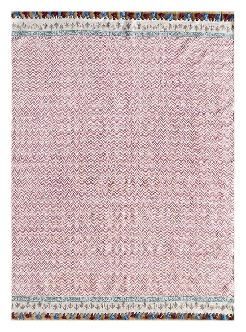 Kelim-tæppe - Trendy - 300 x 180 cm - pink