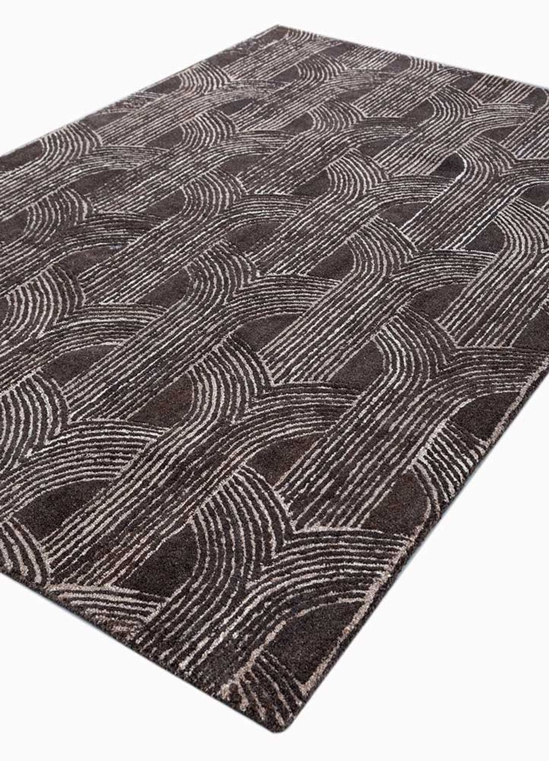 Uldtæppe - 240 x 150 cm - taupe