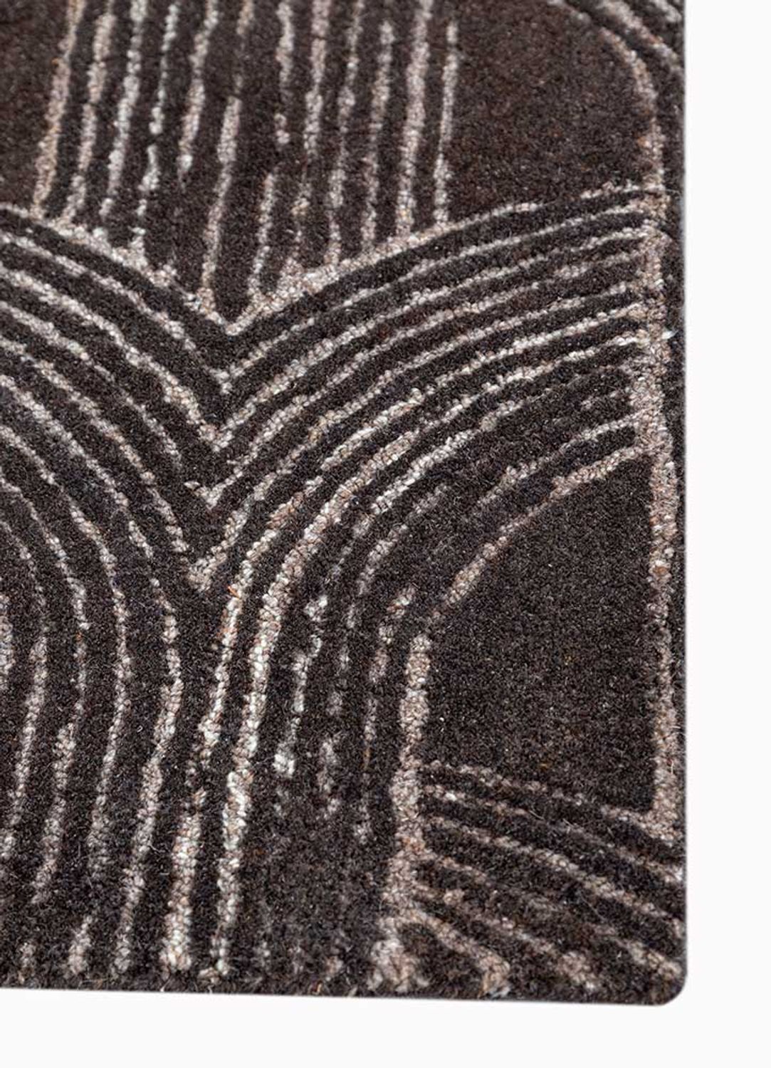 Uldtæppe - 240 x 150 cm - taupe