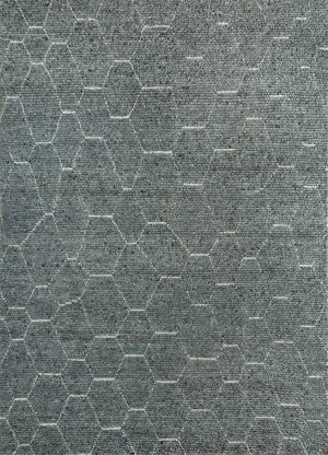 Uldtæppe - 300 x 240 cm - grå