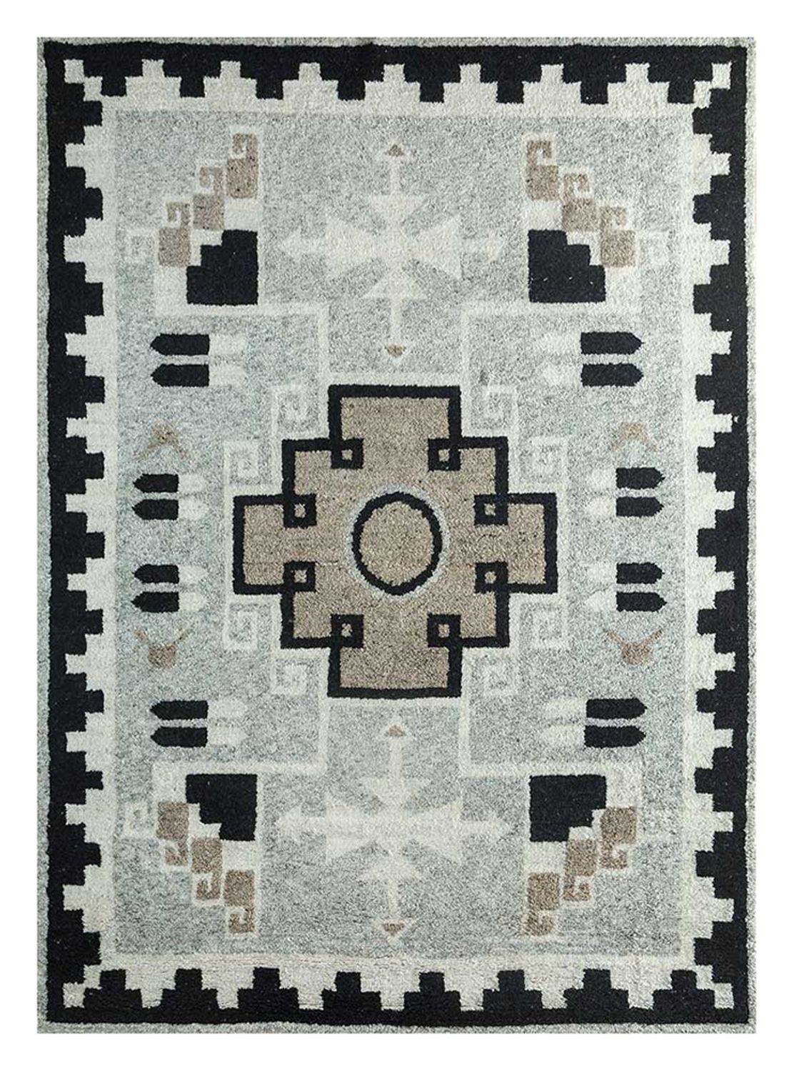 Uldtæppe - 300 x 240 cm - grå