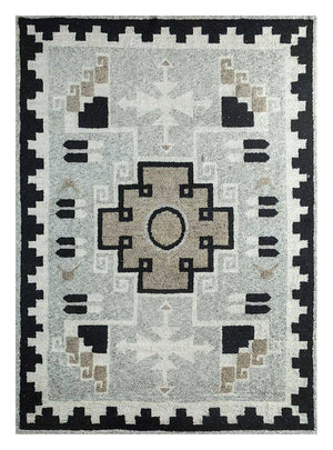 Uldtæppe - 300 x 240 cm - grå