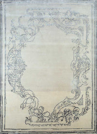 Uldtæppe - 300 x 240 cm - creme