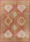 Uldtæppe - 300 x 240 cm - orange