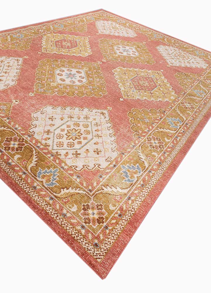 Uldtæppe - 300 x 240 cm - orange