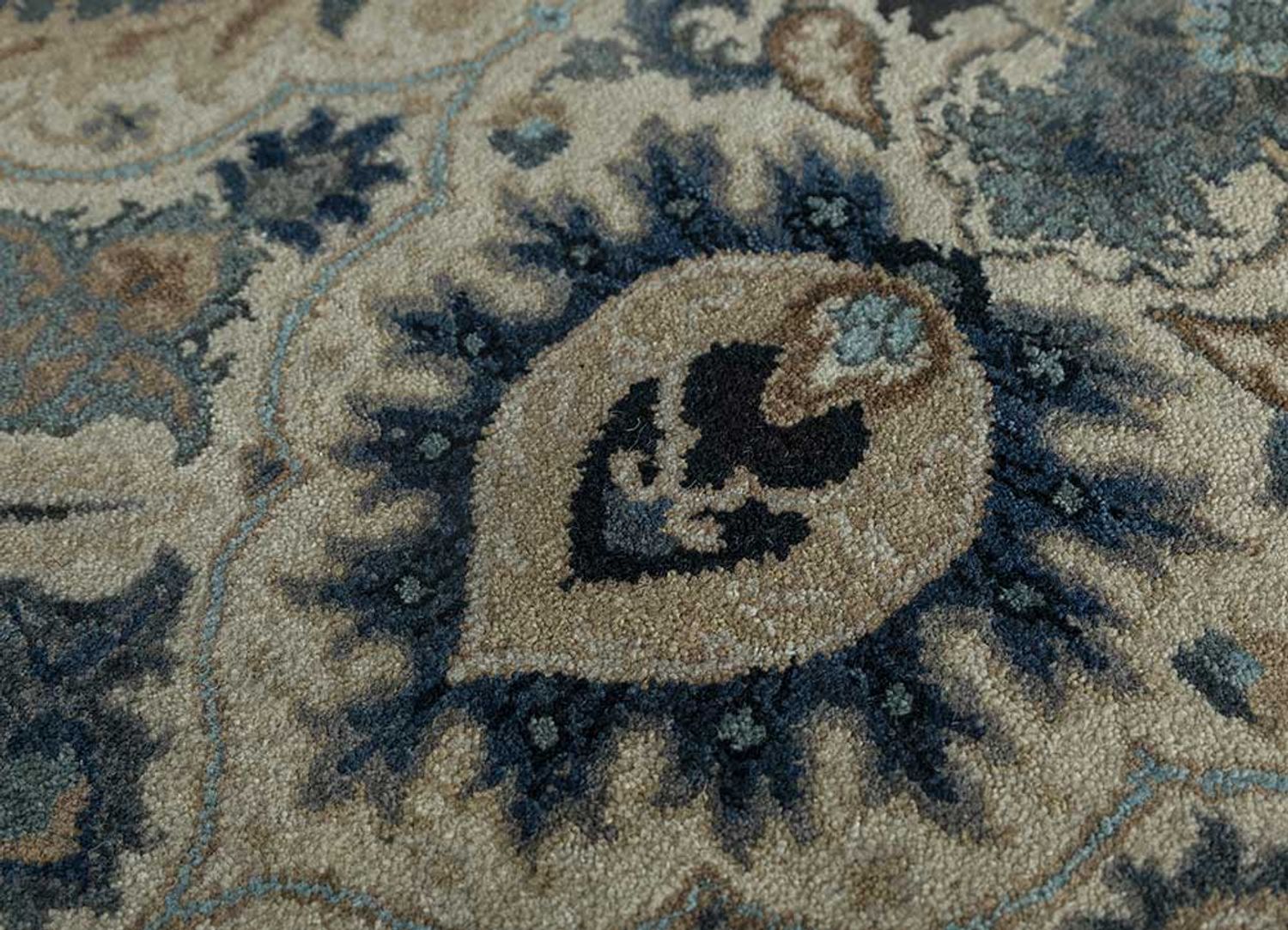 Uldtæppe - 300 x 240 cm - creme