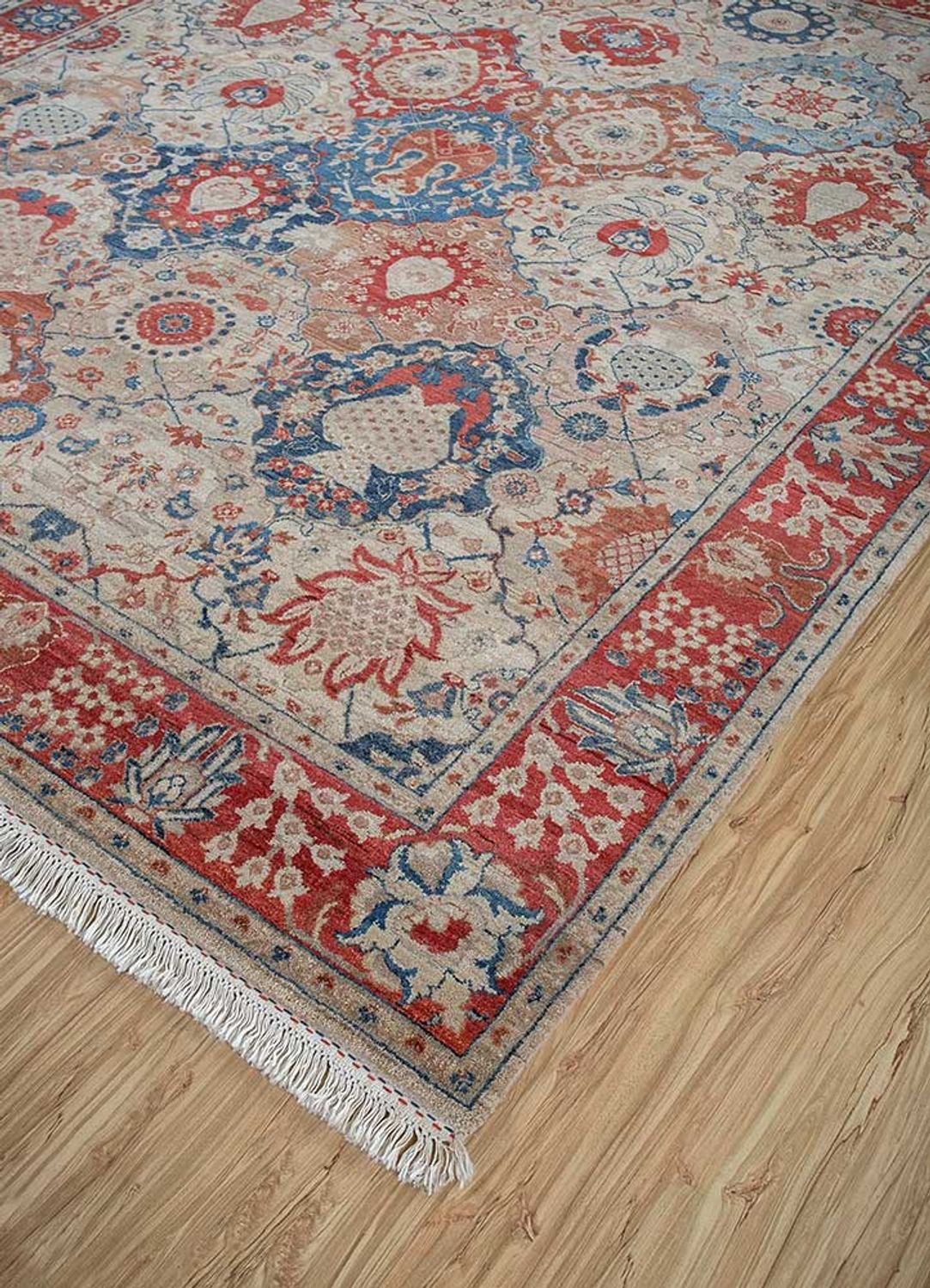 Uldtæppe - 300 x 240 cm - orange