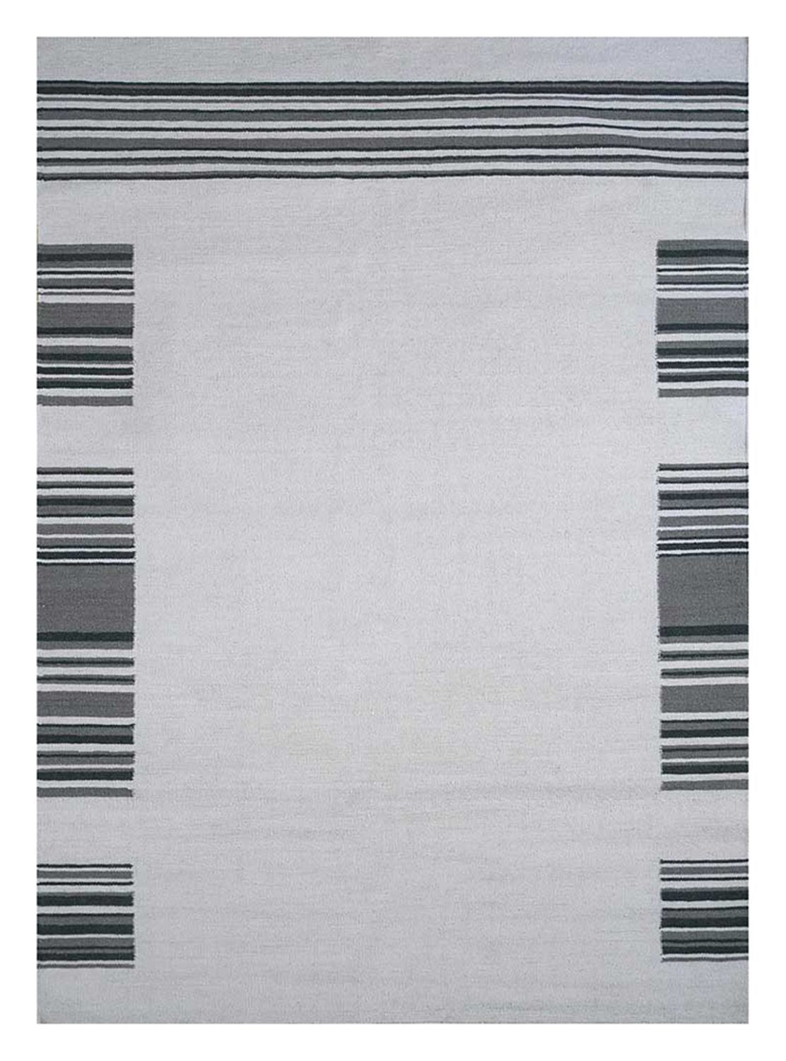 Uldtæppe - 240 x 150 cm - lysegrå