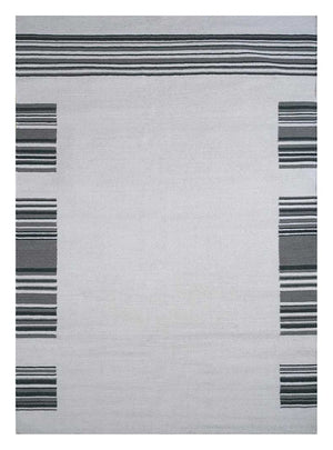 Uldtæppe - 240 x 150 cm - lysegrå