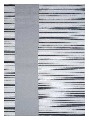 Uldtæppe - 240 x 150 cm - lysegrå