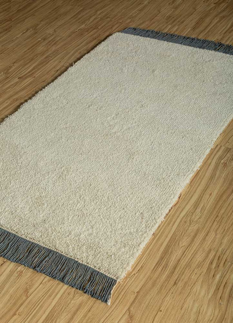 Uldtæppe - 150 x 90 cm - sand