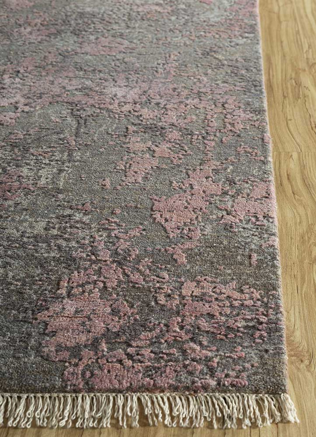 Løber Uldtæppe - 240 x 75 cm - grå