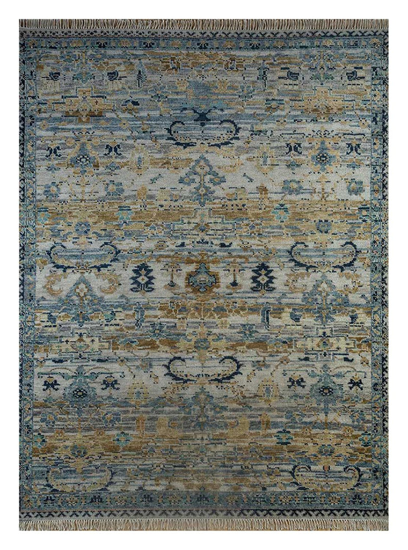 Uldtæppe - 300 x 240 cm - havblå