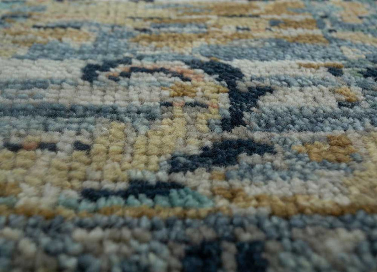 Uldtæppe - 300 x 240 cm - havblå