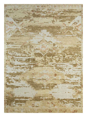 Uldtæppe - 300 x 240 cm - mørk beige