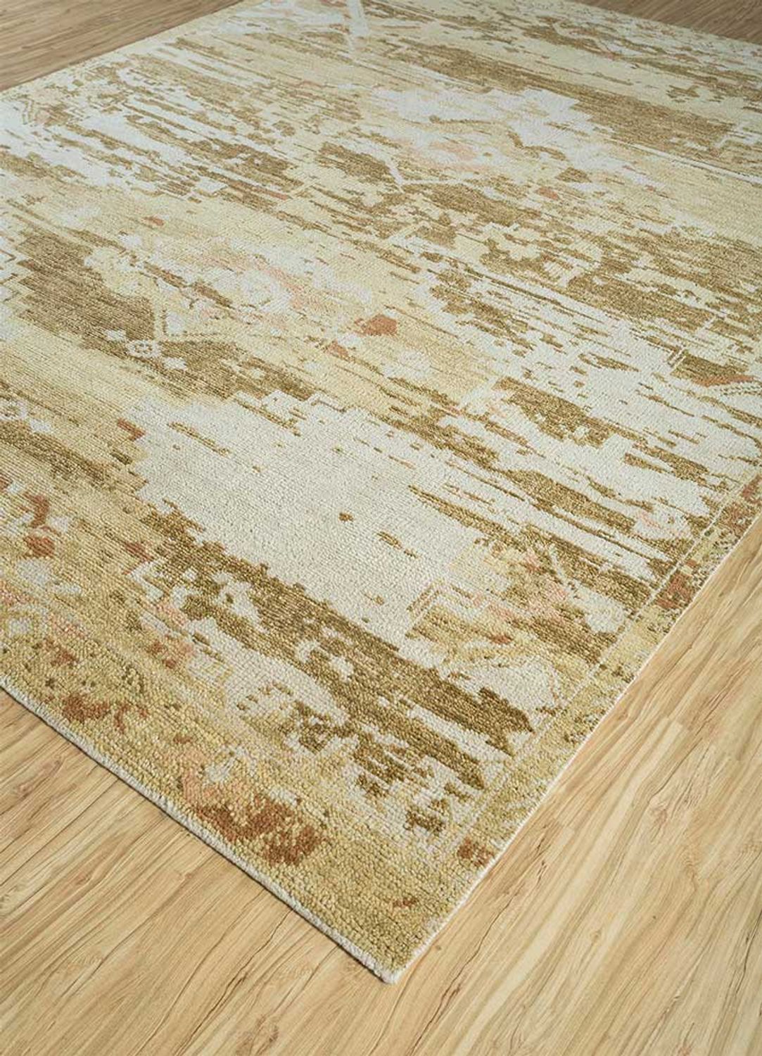 Uldtæppe - 300 x 240 cm - mørk beige