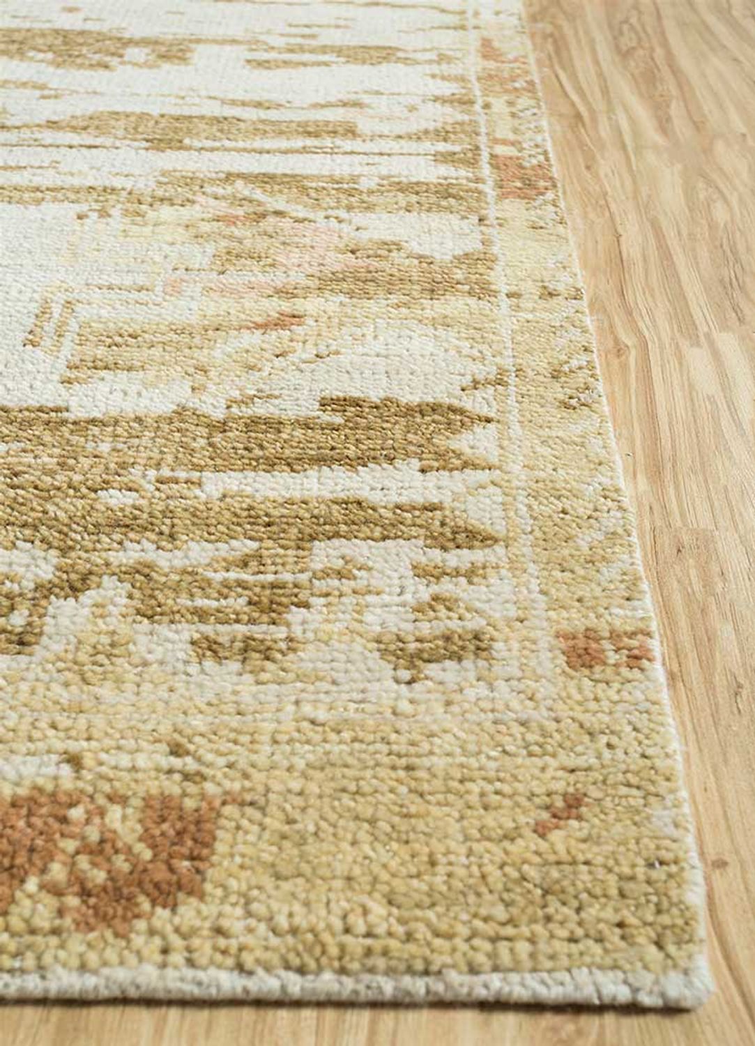 Uldtæppe - 300 x 240 cm - mørk beige