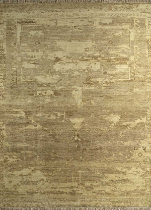 Uldtæppe - 300 x 240 cm - guld