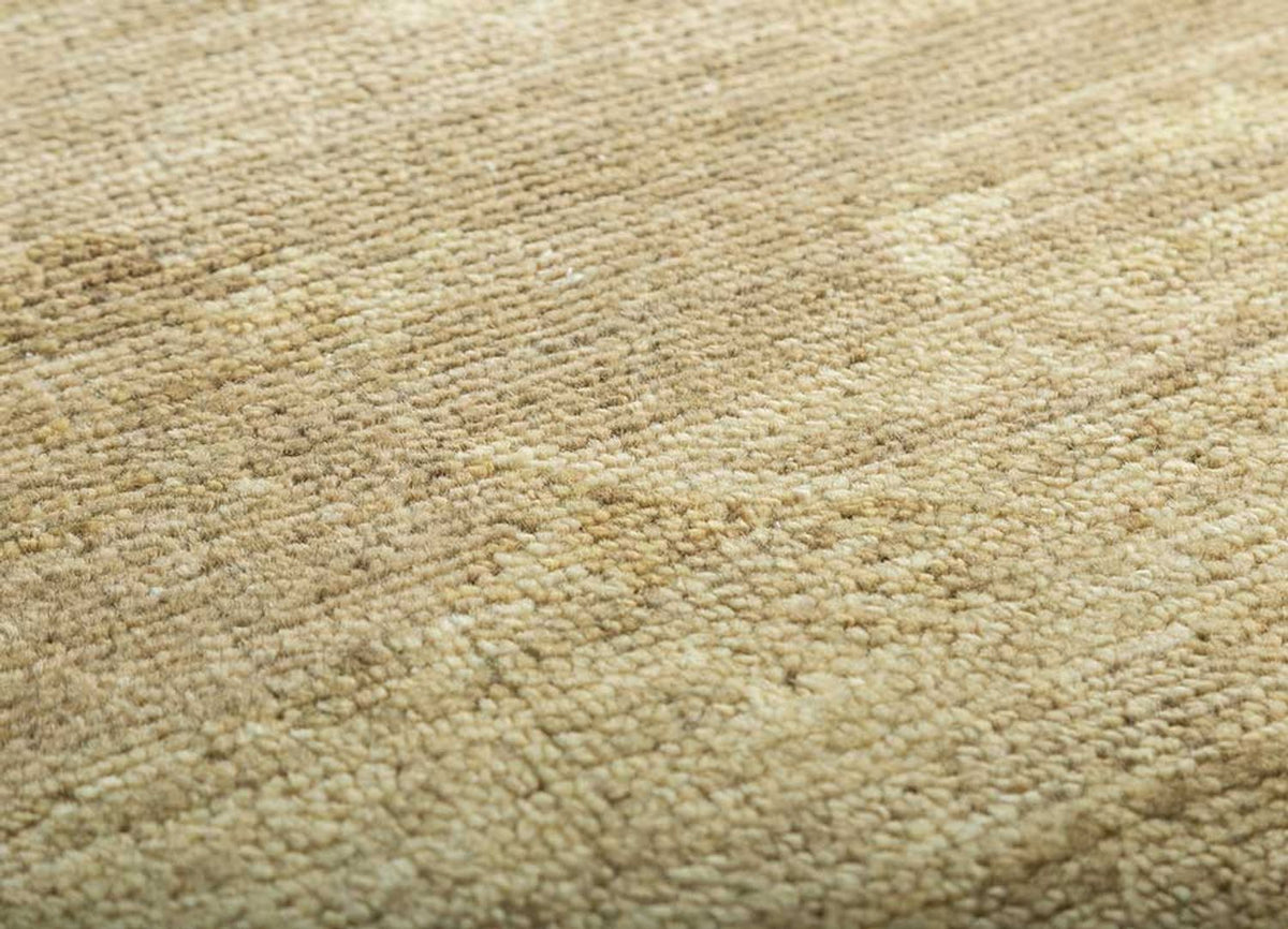 Uldtæppe - 300 x 240 cm - guld