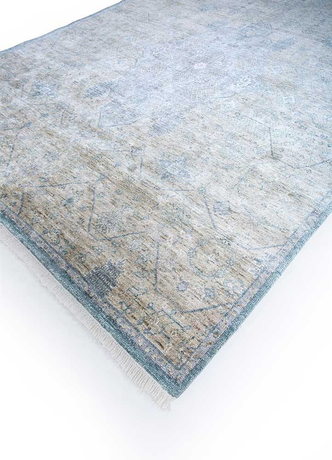 Tæppe - 300 x 240 cm - blå