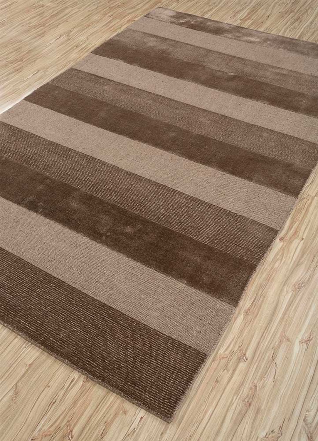 Designer tæppe - 180 x 120 cm - brun