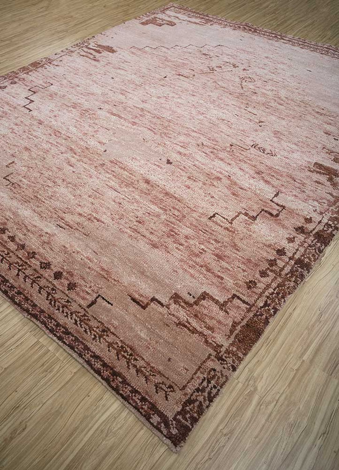 Vintage tæppe - 300 x 240 cm - laks