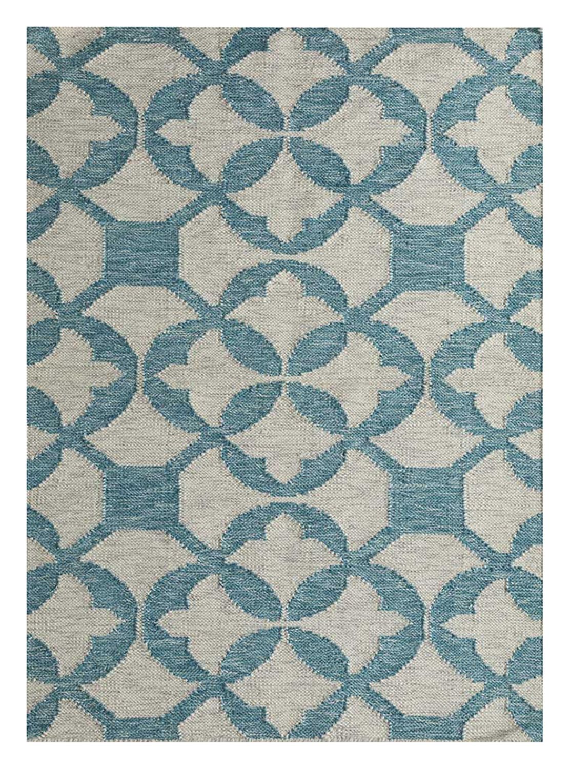 Uldtæppe - 300 x 240 cm - turkis