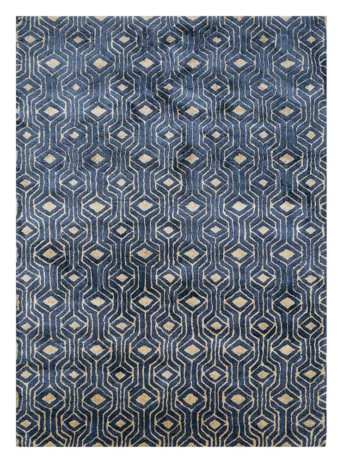 Tæppe - 240 x 150 cm - mørkeblå