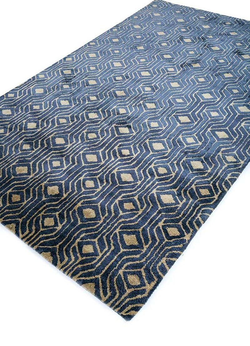 Tæppe - 240 x 150 cm - mørkeblå