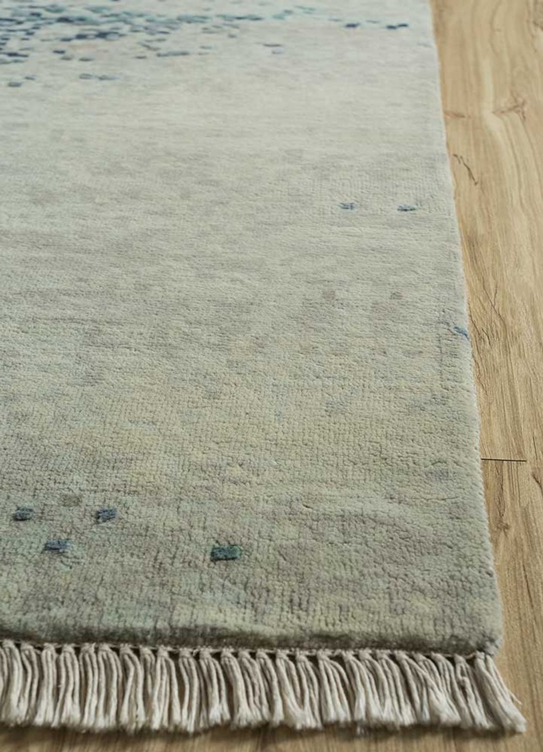 Uldtæppe - 300 x 240 cm - blå
