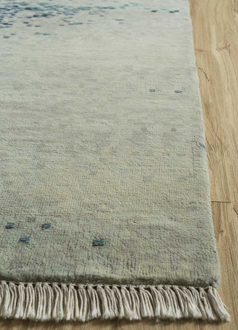 Uldtæppe - 300 x 240 cm - blå
