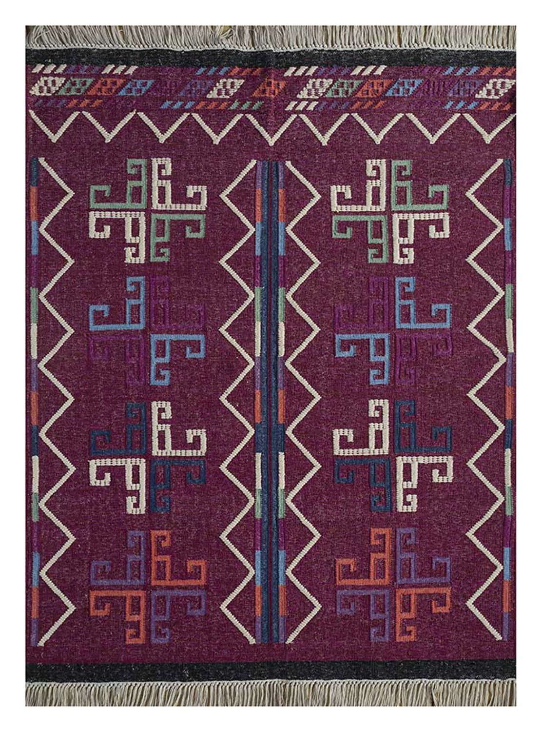 Uldtæppe - 300 x 210 cm - creme