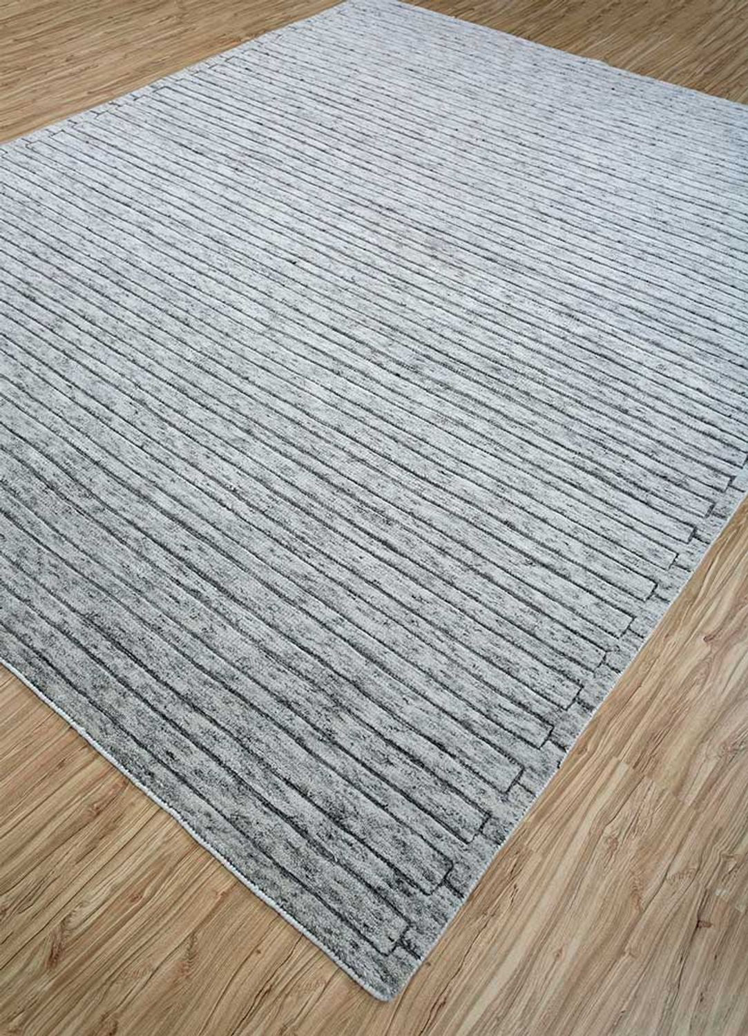 Uldtæppe - 300 x 240 cm - grå