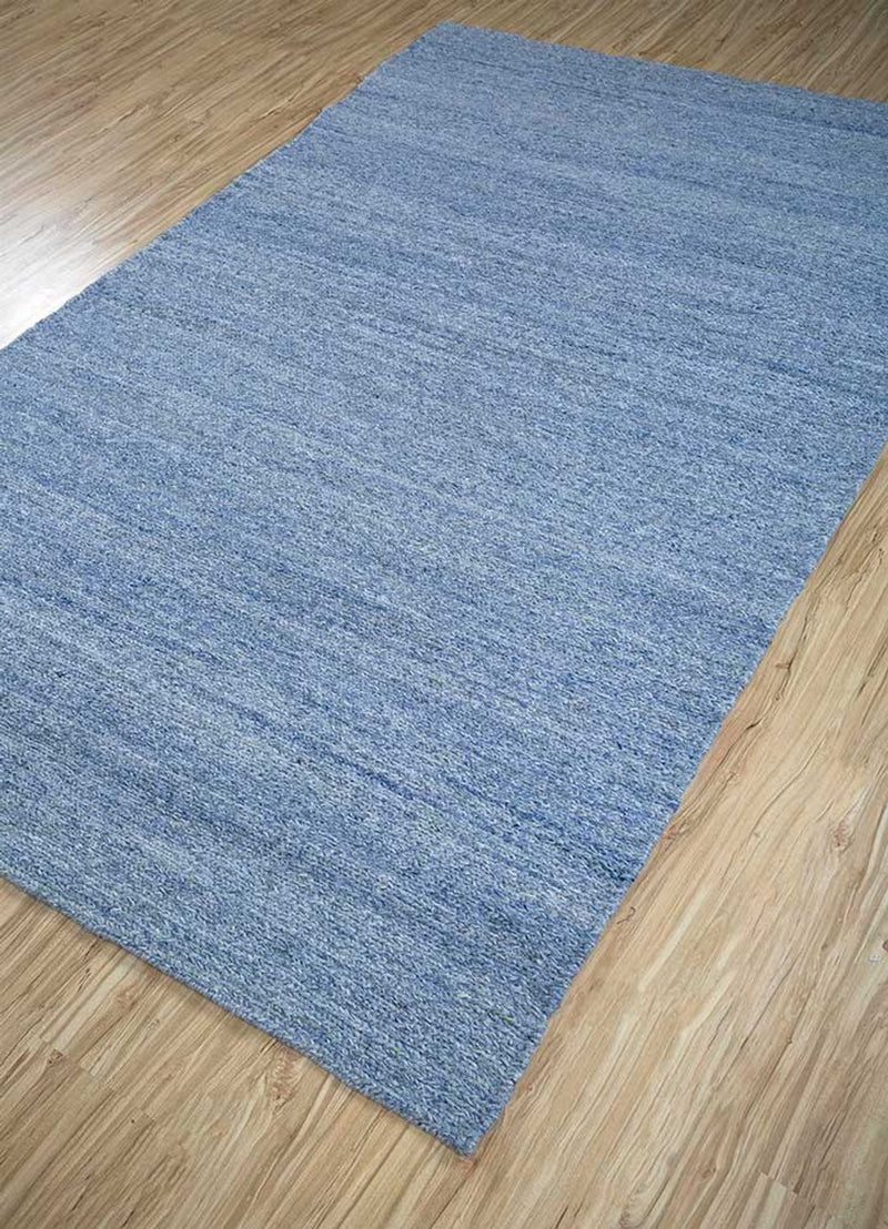 Tæppe - 240 x 150 cm - havblå