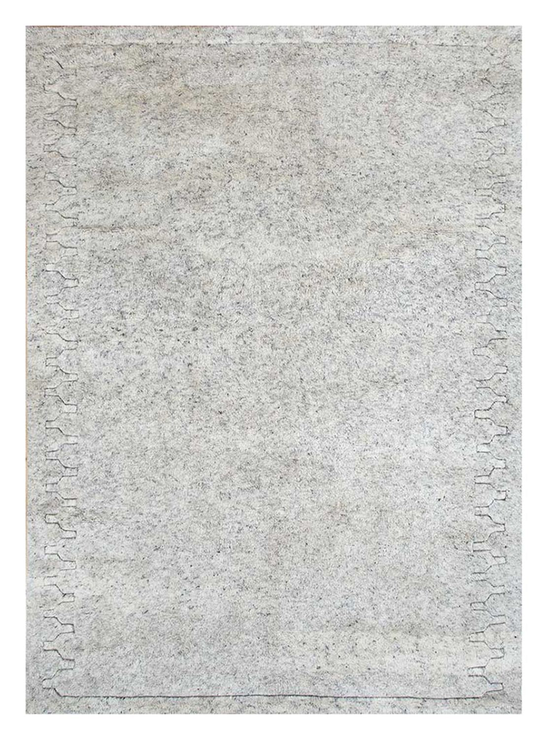 Uldtæppe - 300 x 240 cm - lysegrå