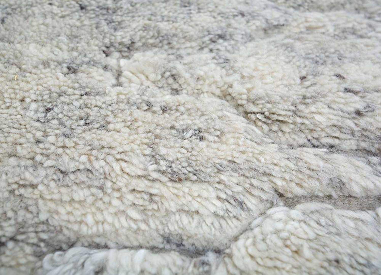 Uldtæppe - 300 x 240 cm - lysegrå