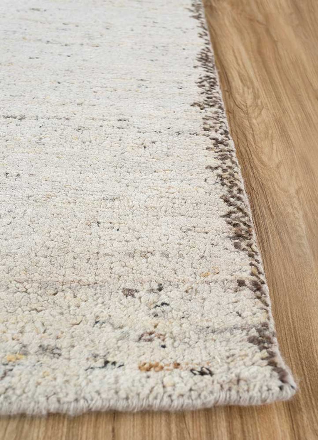 Uldtæppe - 300 x 240 cm - naturlig hvid