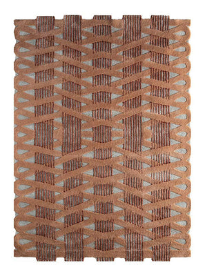 Uldtæppe - Leire - rektangulær