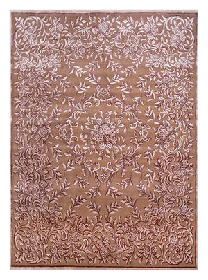 Uldtæppe - 300 x 240 cm - lysrød