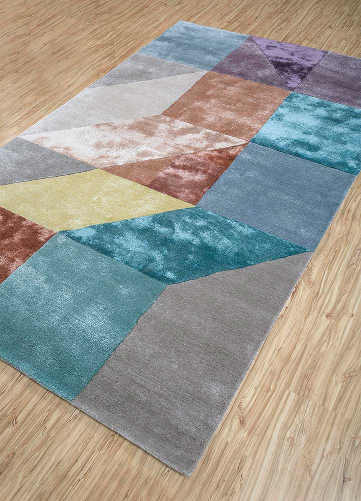Uldtæppe - 270 x 180 cm - flerfarvet