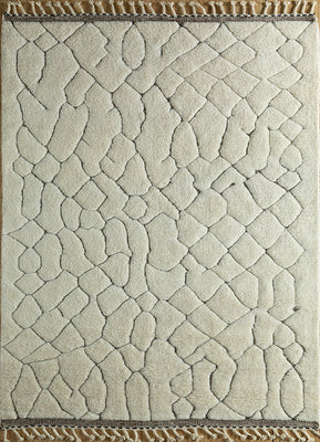 Uldtæppe - 300 x 200 cm - creme
