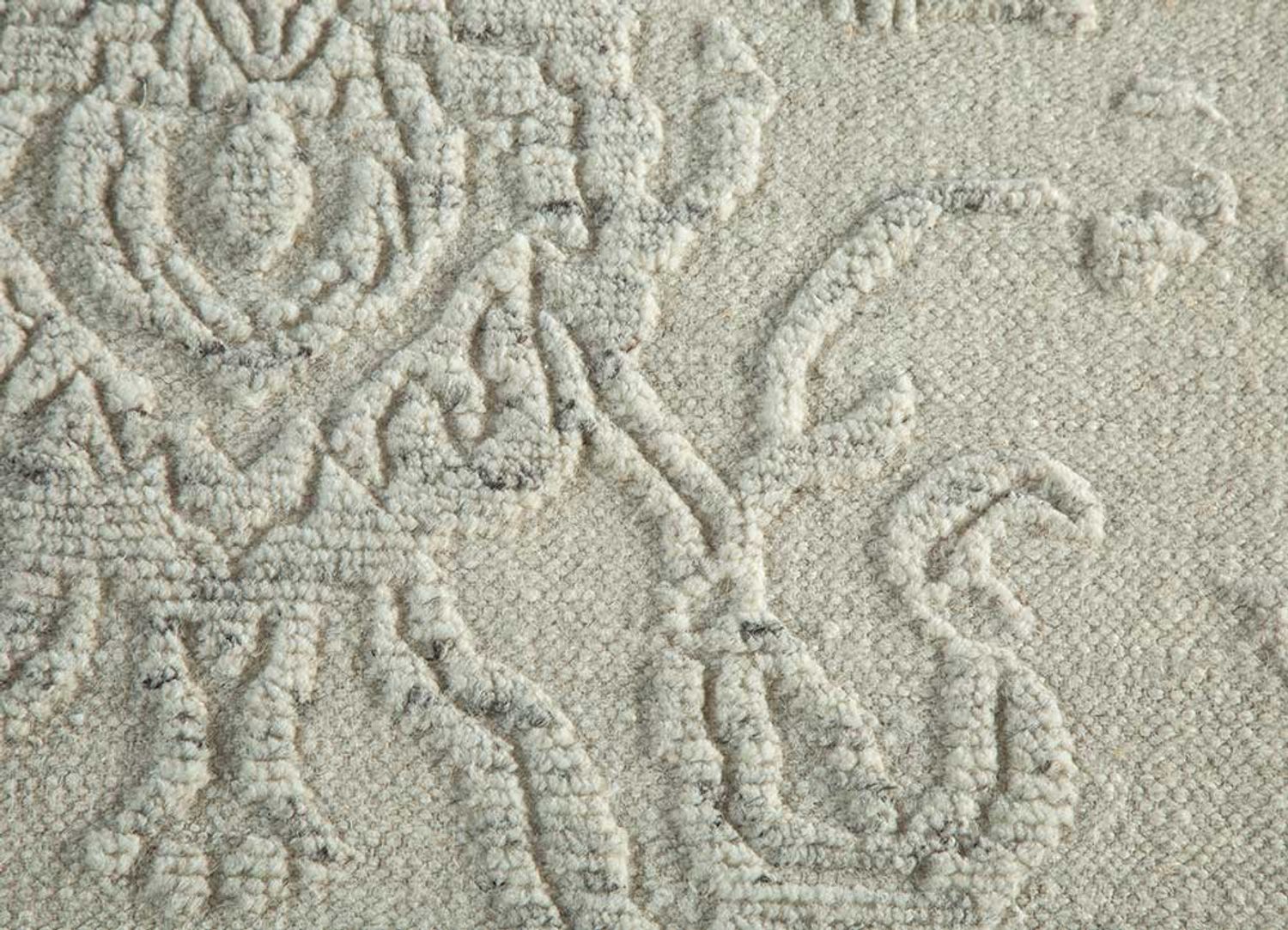 Uldtæppe - 300 x 200 cm - creme