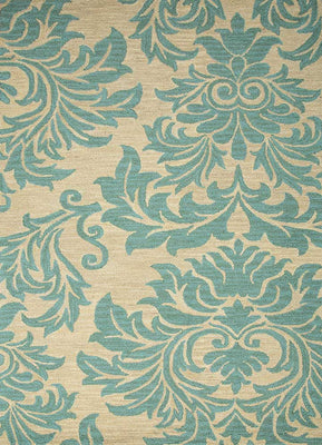 Uldtæppe - 120 x 75 cm - flerfarvet