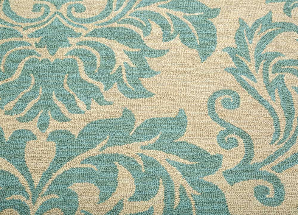 Uldtæppe - 120 x 75 cm - flerfarvet