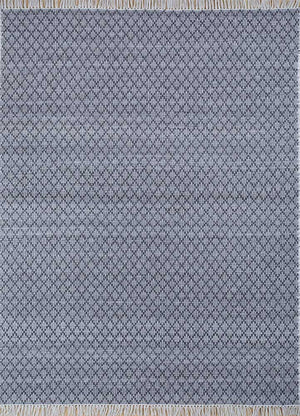 Tæppe - 240 x 150 cm - havblå