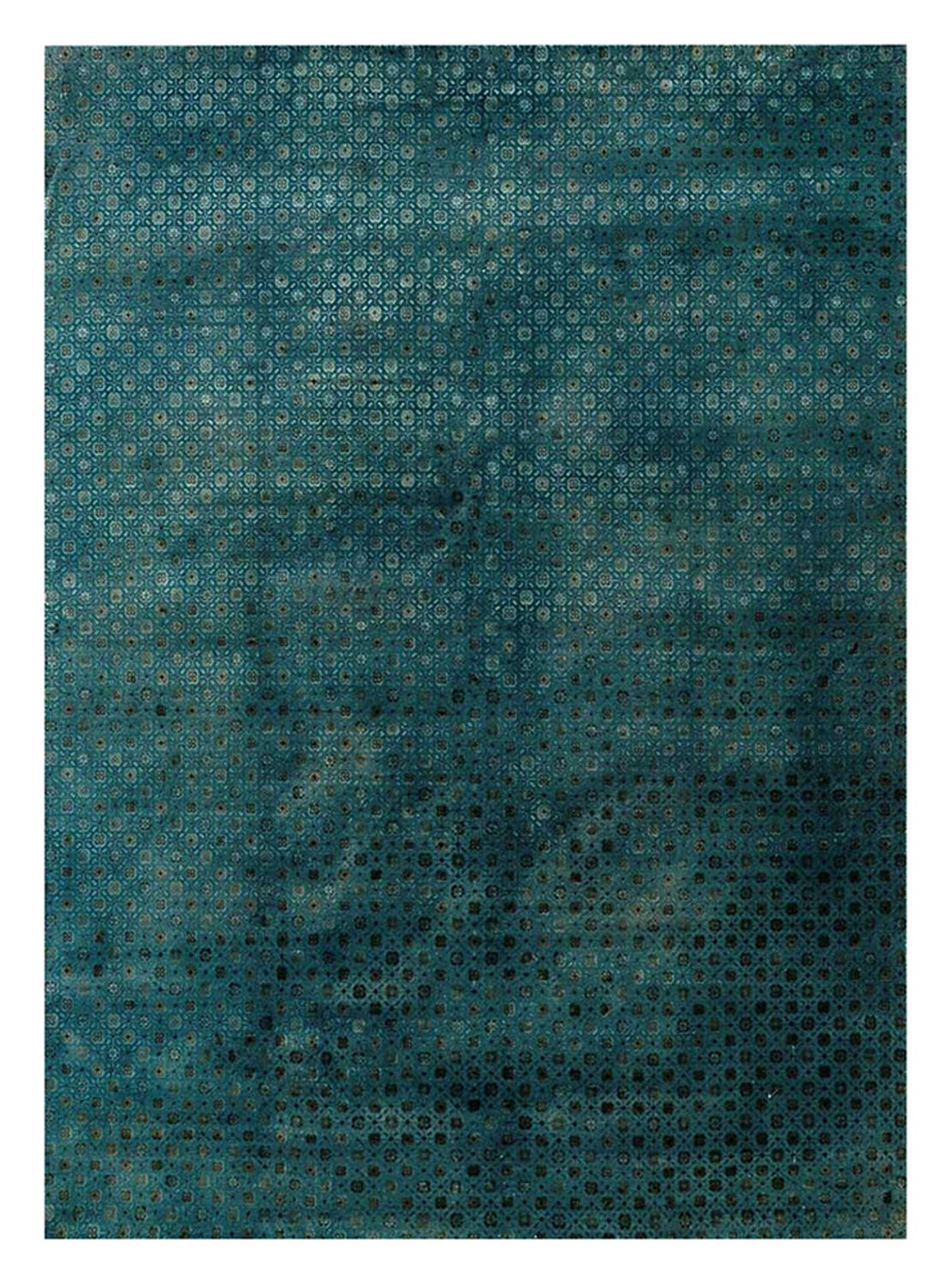 Uldtæppe - 300 x 240 cm - benzinblå