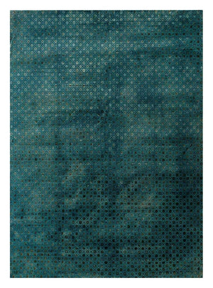 Uldtæppe - 300 x 240 cm - benzinblå