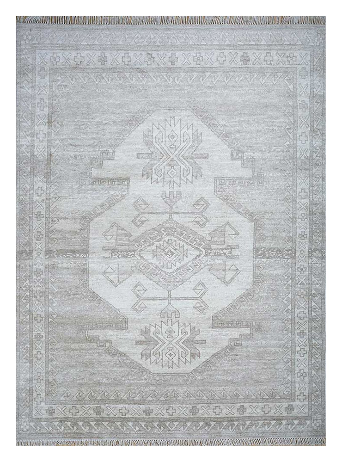 Uldtæppe - 300 x 240 cm - lysegrå