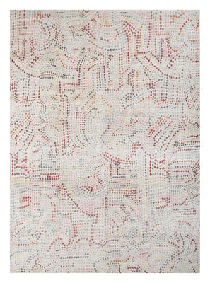 Uldtæppe - 300 x 240 cm - blå