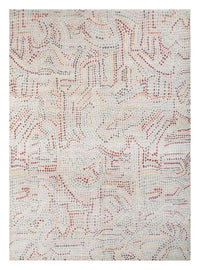 Uldtæppe - 300 x 240 cm - blå